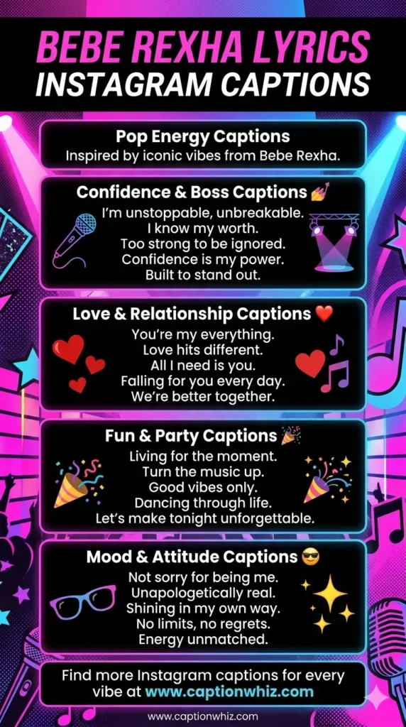 137+ Unforgettable Bebe Rexha Lyrics Captions For Instagram and Quotes to Shine