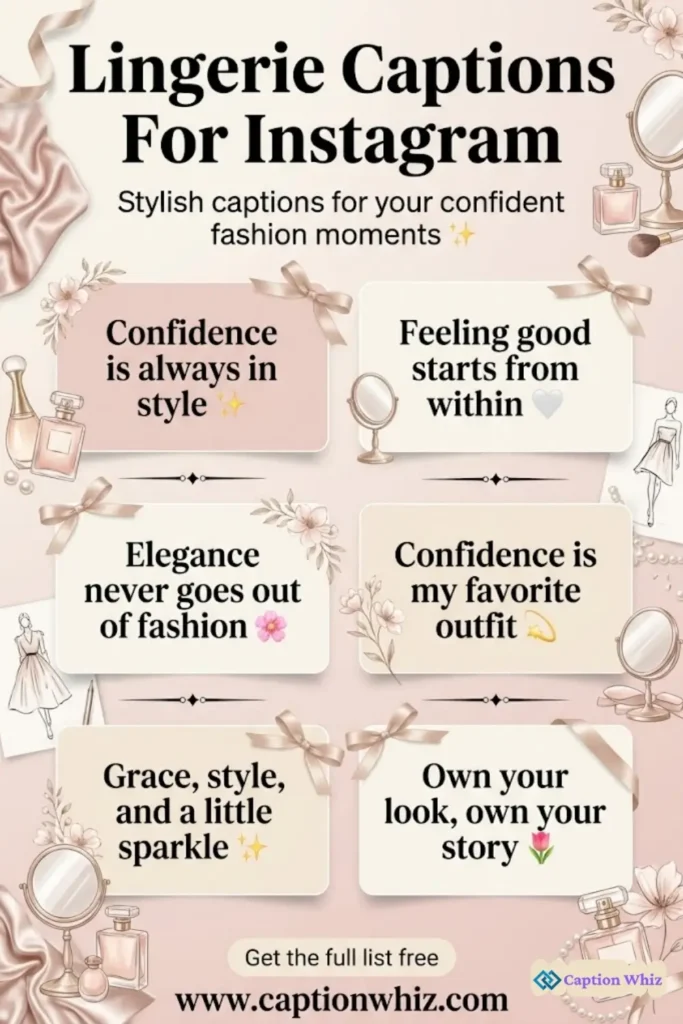 135+ Irresistible Lingerie Captions For Instagram That Spark Curiosity And Inspire Quotes
