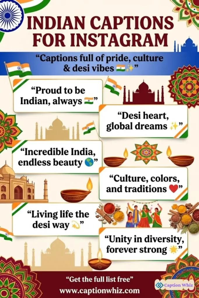149+ Must-Have Indian Captions For Instagram and Quotes to Spark Your Creativity