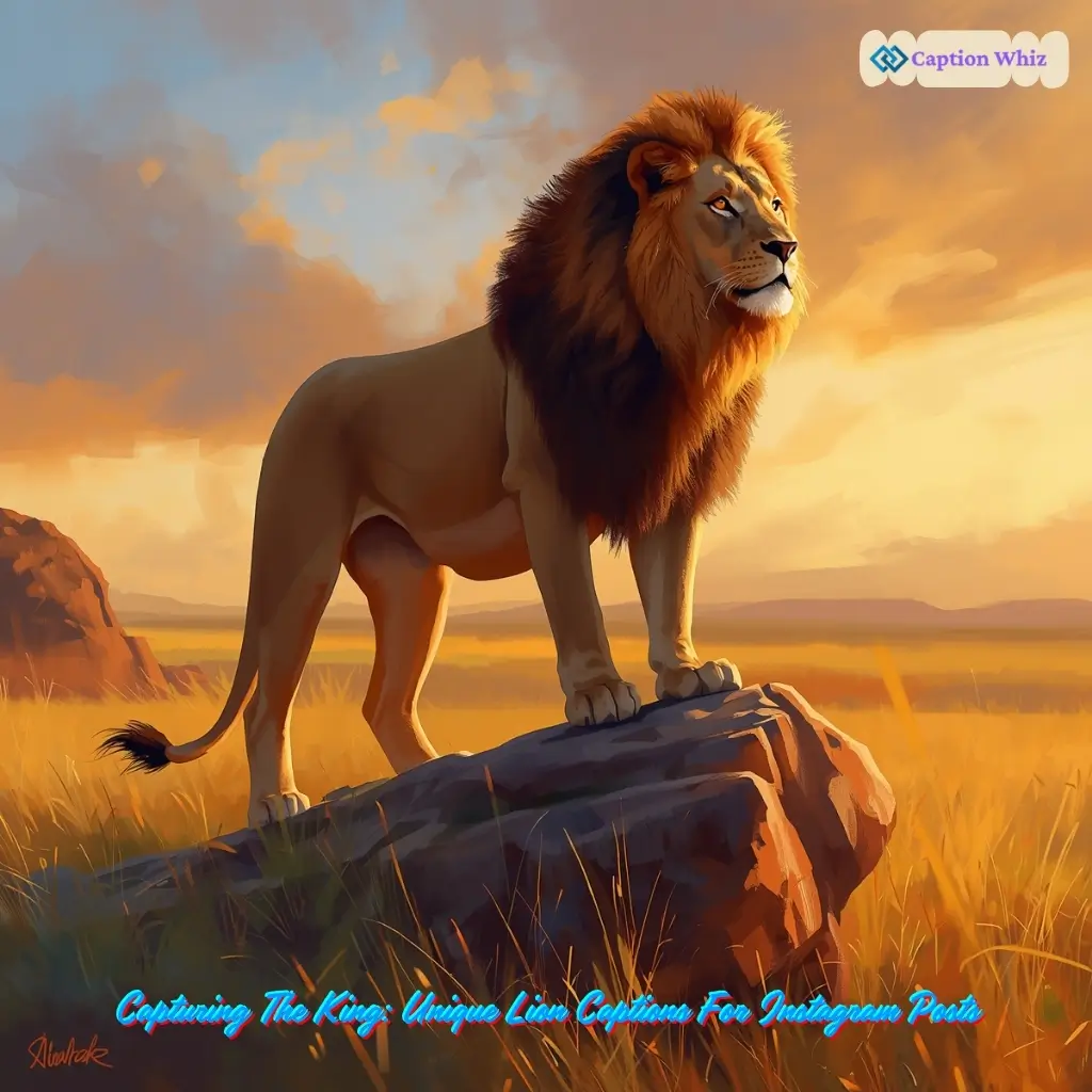 145+ Unforgettable Lion Captions For Instagram and Quotes to Inspire Your Wild Side