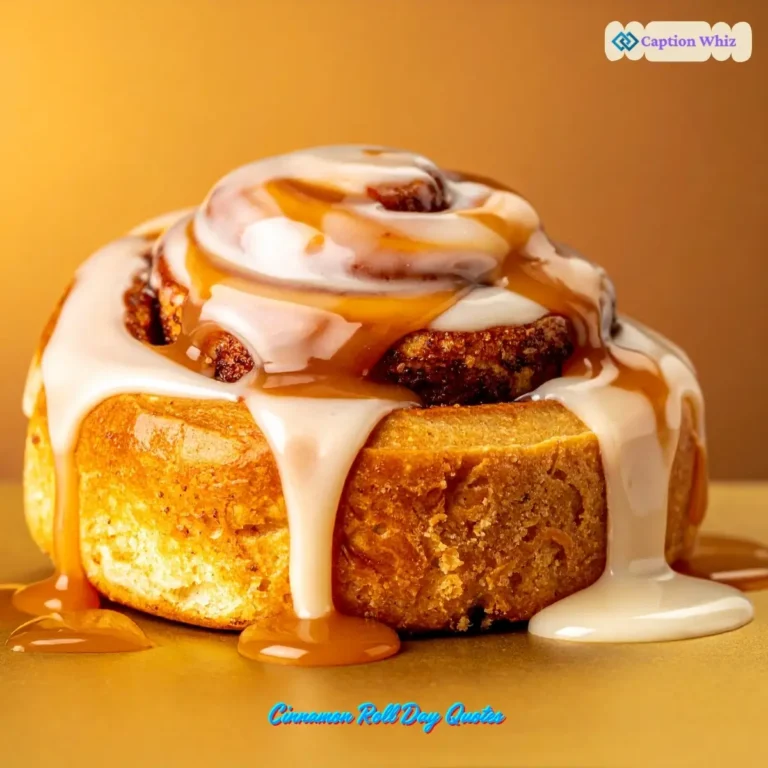 Cinnamon Roll Day Quotes