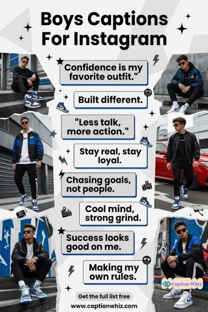 137+ Powerful Boys Captions For Instagram That Will Boost Your Profile and Quotes