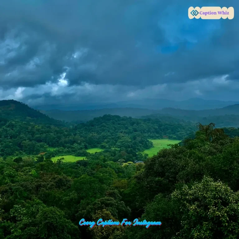 Coorg Captions For Instagram
