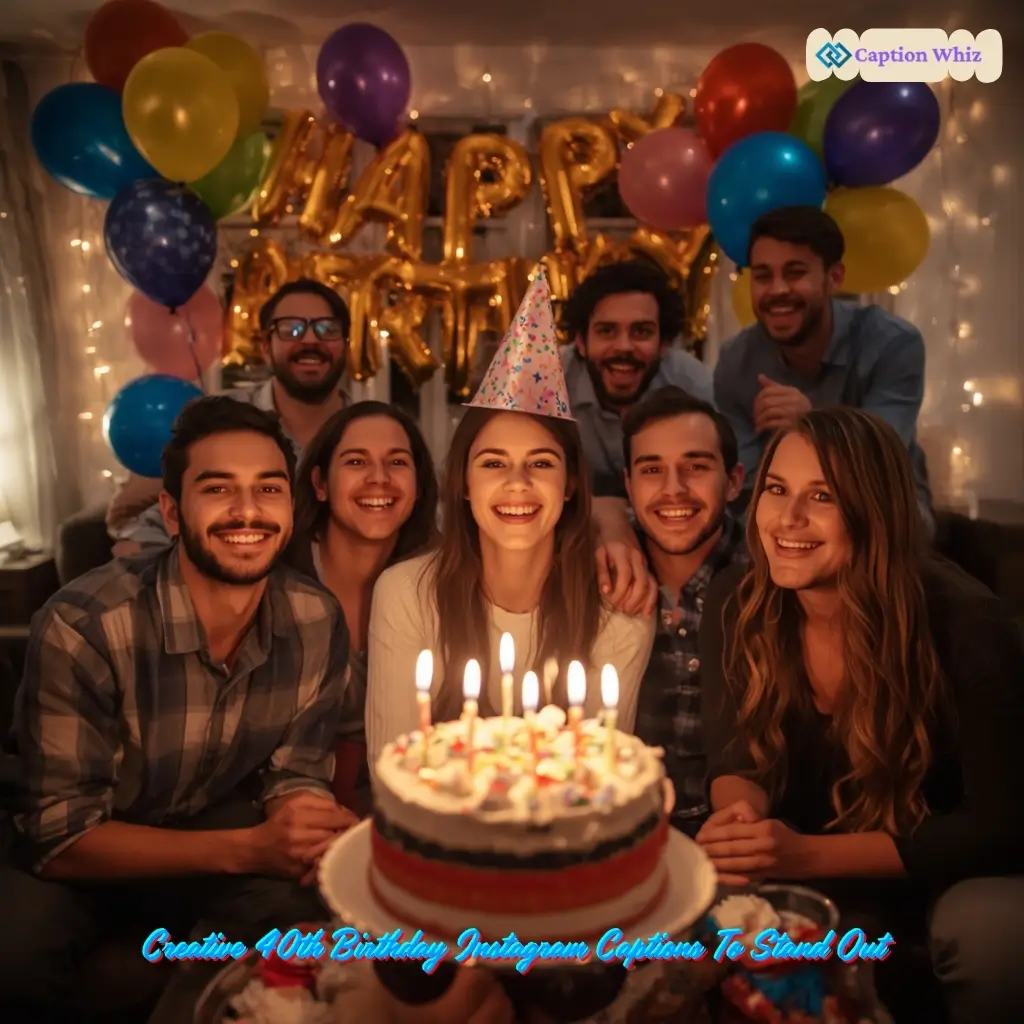 137+ Fun 40th Birthday Captions For Instagram and Quotes With Bold Birthday Vibes
