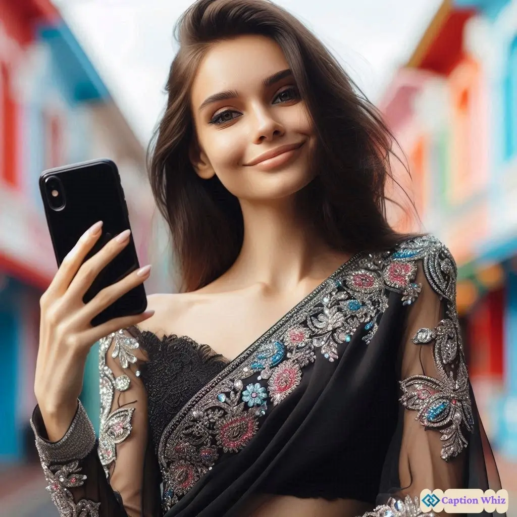 Creative Black Saree Quotes That Make Perfect Instagram Captions