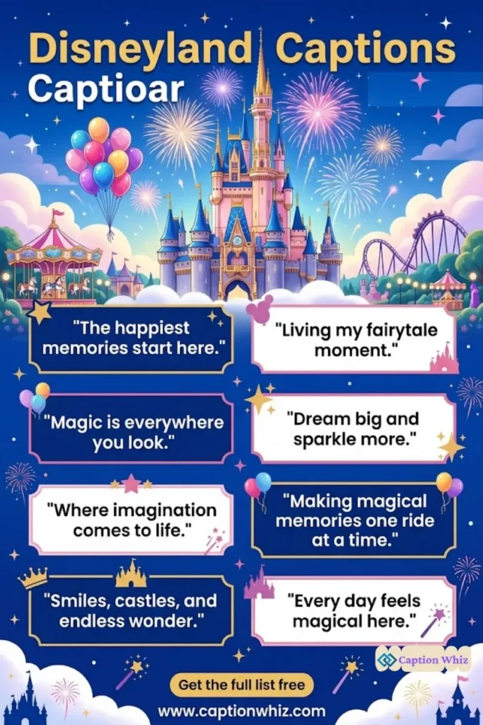125+ Magical Disneyland Captions For Instagram That Spark Joy and Wonder Quotes