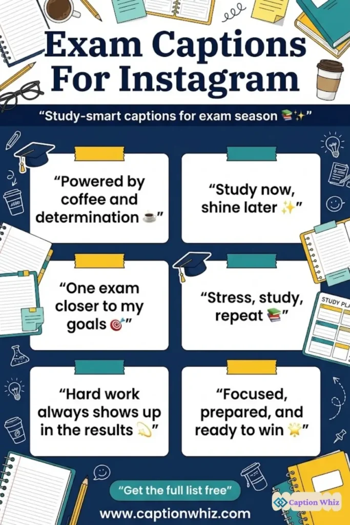 139+ Must-See Exam Captions For Instagram and Inspiring Quotes for Students