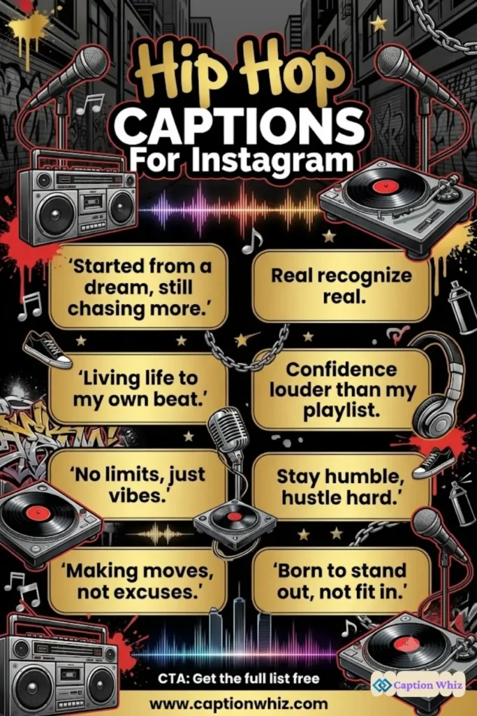 147+ Must-Have Hip Hop Captions For Instagram and Quotes to Boost Your Vibe