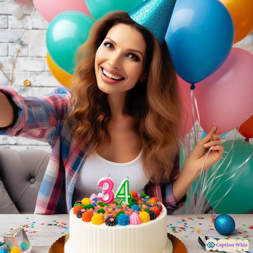 123+ 34th Birthday Captions For Instagram and Quotes To Celebrate Another Year Of Growth