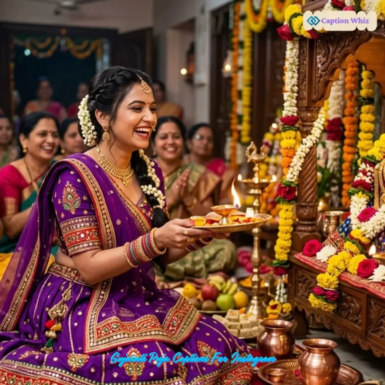 Gujarati Puja Captions For Instagram