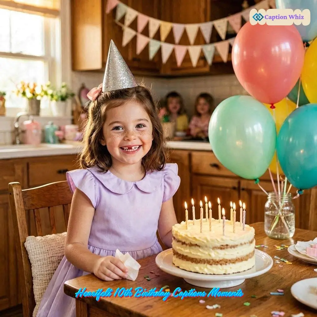 129+ 10th Birthday Captions For Instagram To Celebrate Double Digits And Big Smiles
