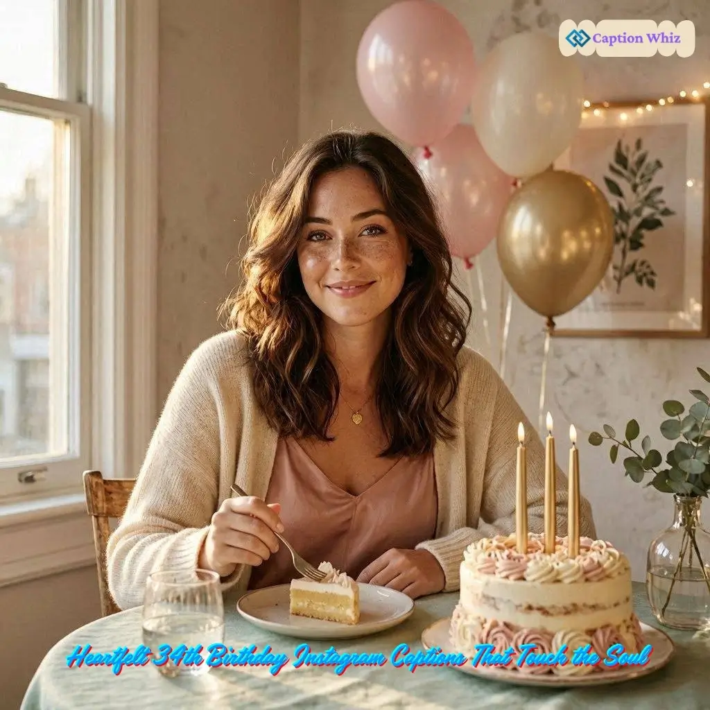 123+ 34th Birthday Captions For Instagram and Quotes To Celebrate Another Year Of Growth