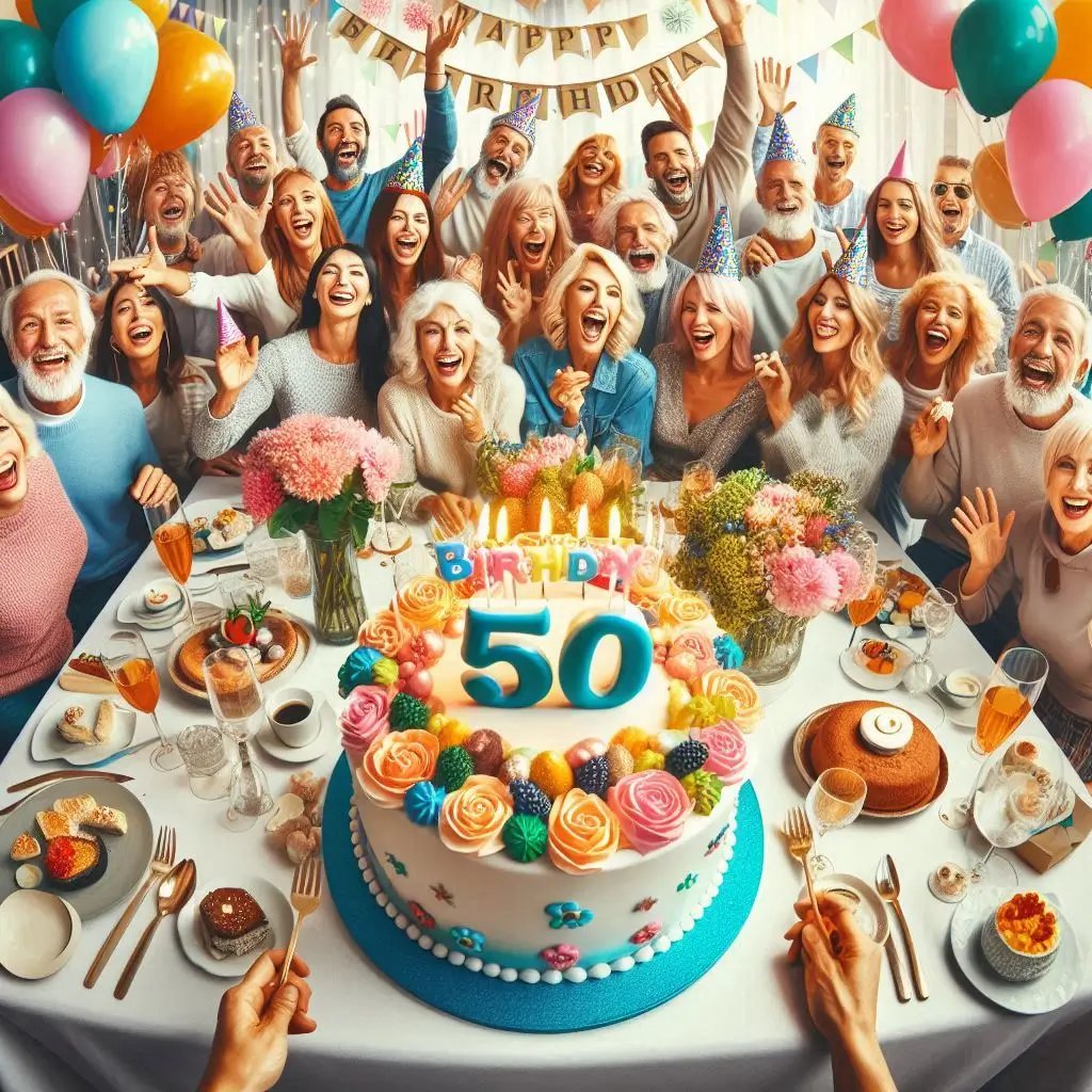 Heartfelt 50th Birthday Captions To Share Love