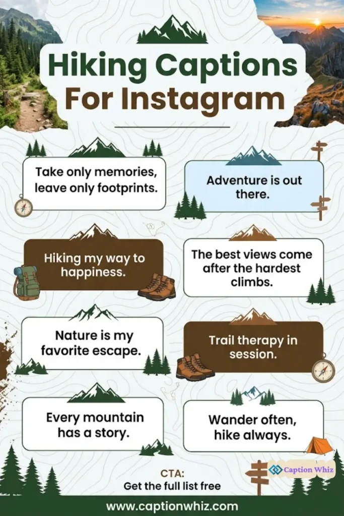 127+ Unforgettable Hiking Captions For Instagram and Quotes to Inspire Adventure