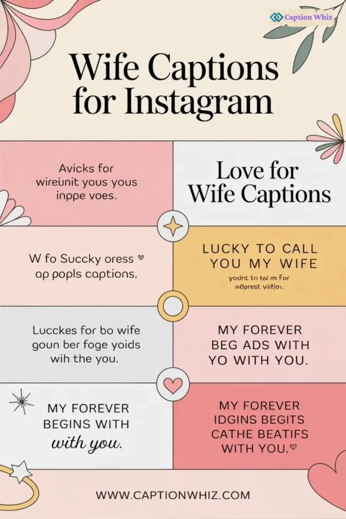 137+ Unforgettable Wife Captions For Instagram and Quotes to Celebrate Love