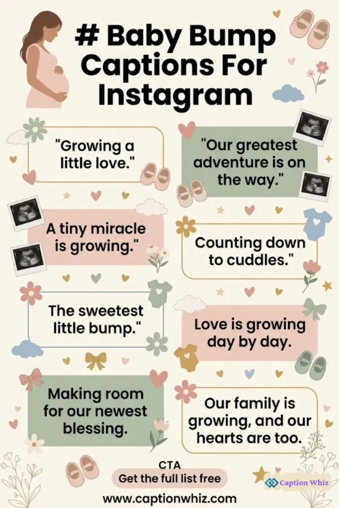 129+ Unforgettable Baby Bump Captions For Instagram and Quotes You Need Now