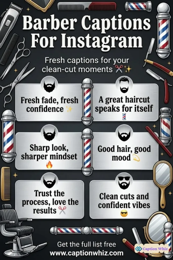 137+ Essential Barber Captions For Instagram and Quotes to Boost Your Style Game