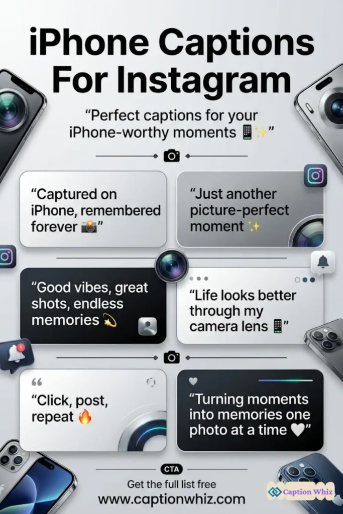 139+ Must-See iPhone Captions For Instagram and Inspiring Quotes for Every Mood