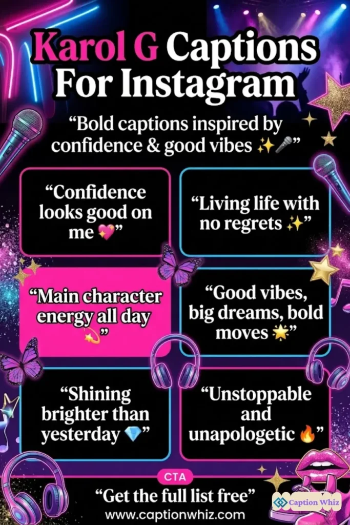 123+ Must-Have Karol G Captions For Instagram That Spark Creativity and Fun Quotes
