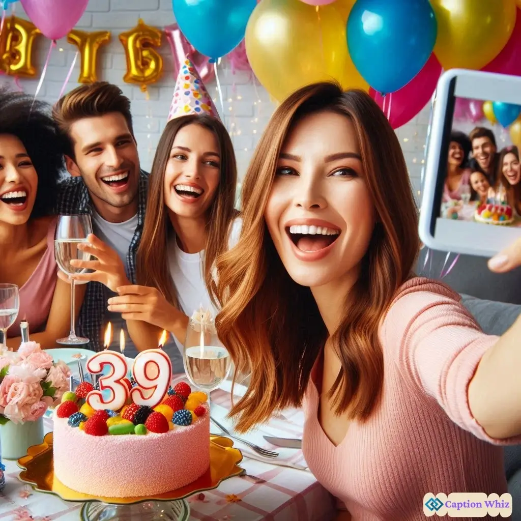 Memorable 39th Birthday Captions For Instagram