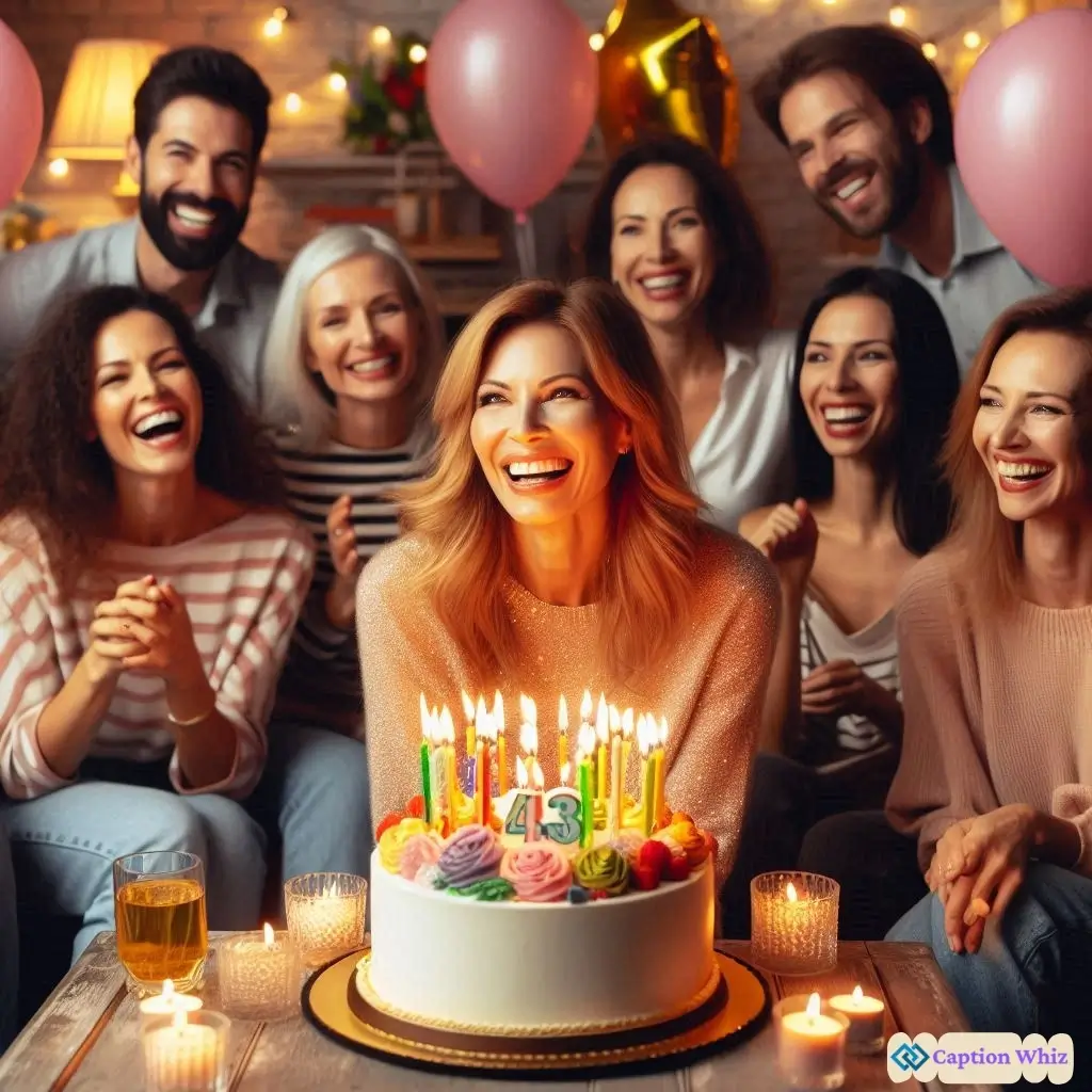 147+ Fun 43rd Birthday Captions For Instagram And Quotes Full Of Smiles