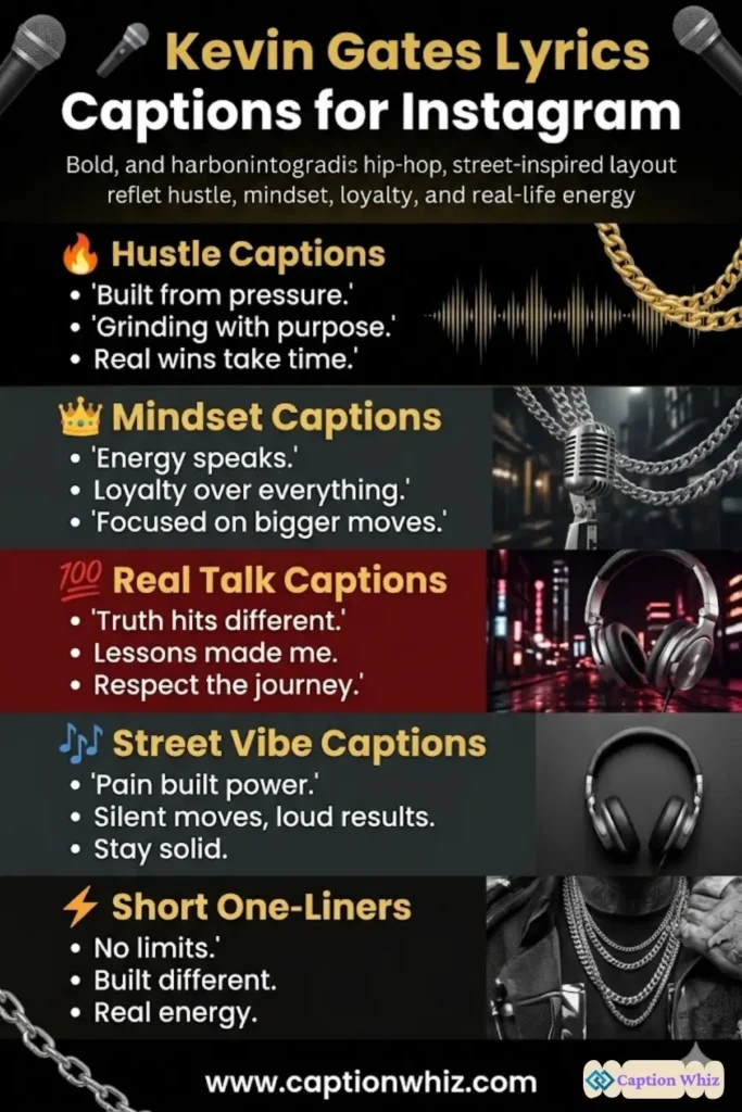 137+ Must-Have Kevin Gates Lyrics Captions For Instagram That Spark Inspiration Quotes