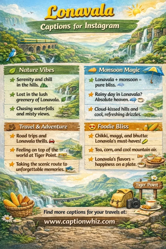 135+ Must-Have Lonavala Captions For Instagram and Quotes to Inspire Adventure