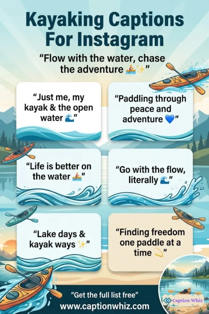 149+ Amazing Kayaking Captions For Instagram and Quotes You Can't Miss