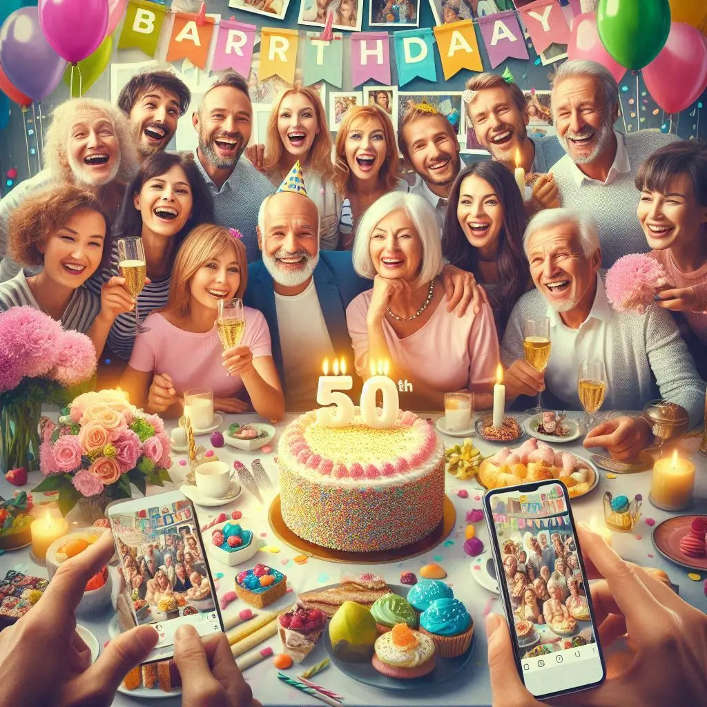 Playful 50th Birthday Instagram Captions For A Joyful Celebration