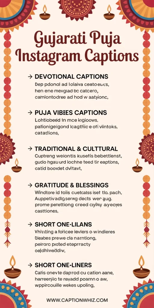 127+ Unforgettable Gujarati Puja Captions For Instagram and Quotes You Need Now