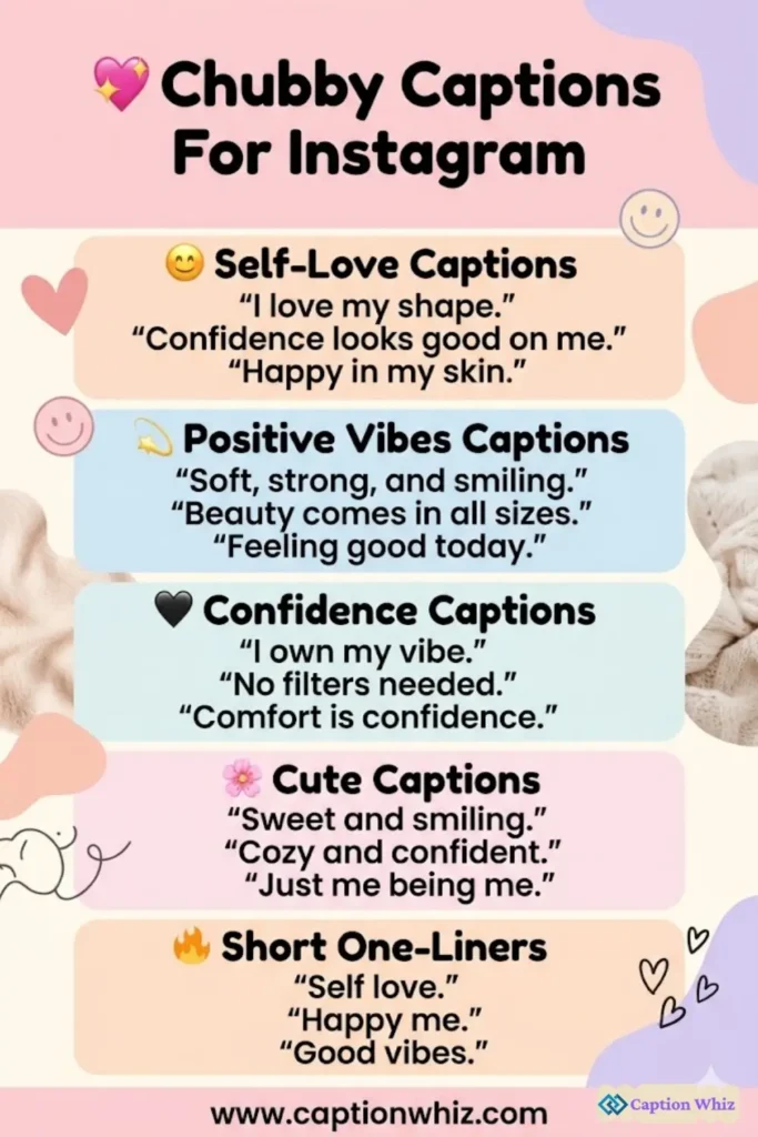 127+ Irresistible Chubby Captions For Instagram and Quotes to Spark Joy