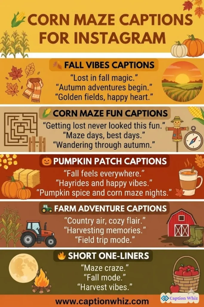123+ Unforgettable Corn Maze Captions For Instagram and Quotes to Inspire Fun