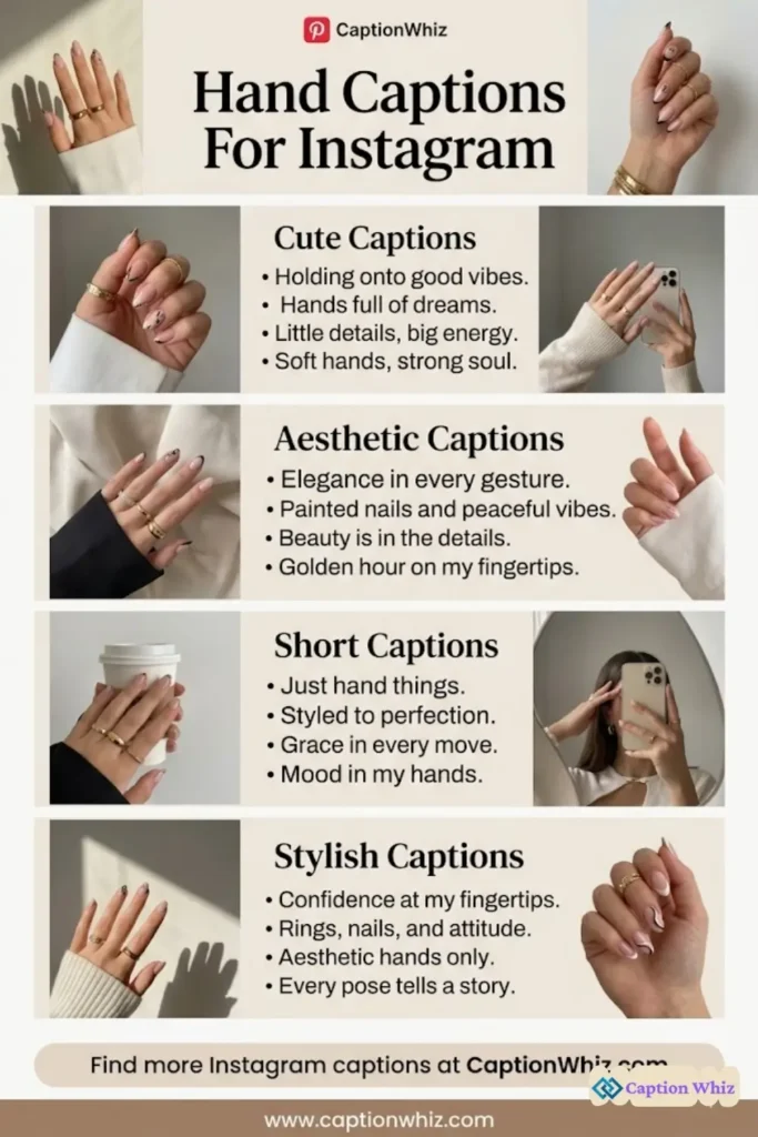 147+ Unforgettable Hand Captions For Instagram That Spark Connection and Fun Quotes