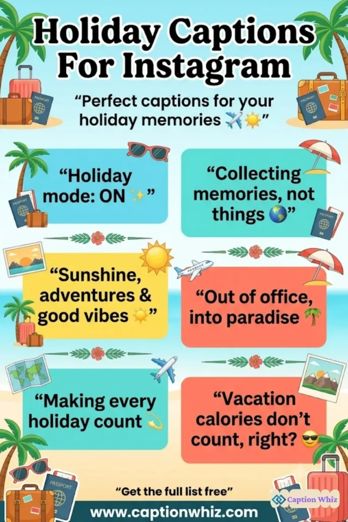 143+ Must-Have Holiday Captions For Instagram and Quotes That Spark Joy