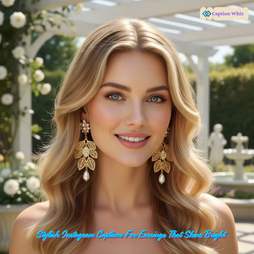 125+ Irresistible Earrings Captions For Instagram and Quotes That Spark Joy