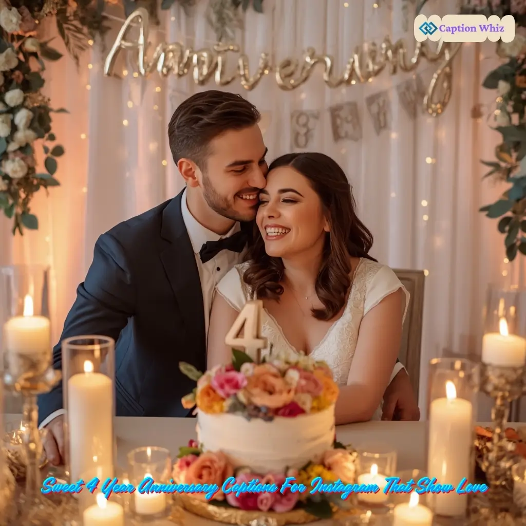 137+ Romantic 4 Year Anniversary Captions For Instagram and Quotes Posts