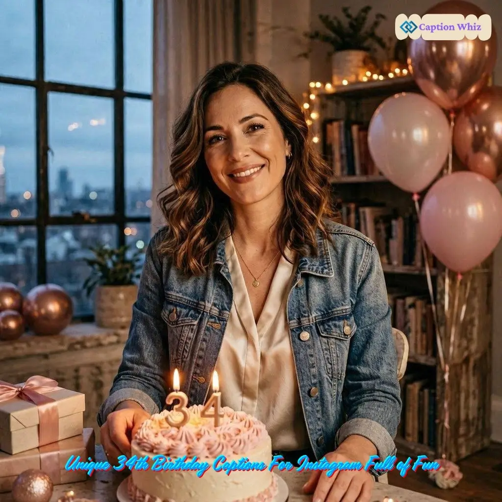 123+ 34th Birthday Captions For Instagram and Quotes To Celebrate Another Year Of Growth