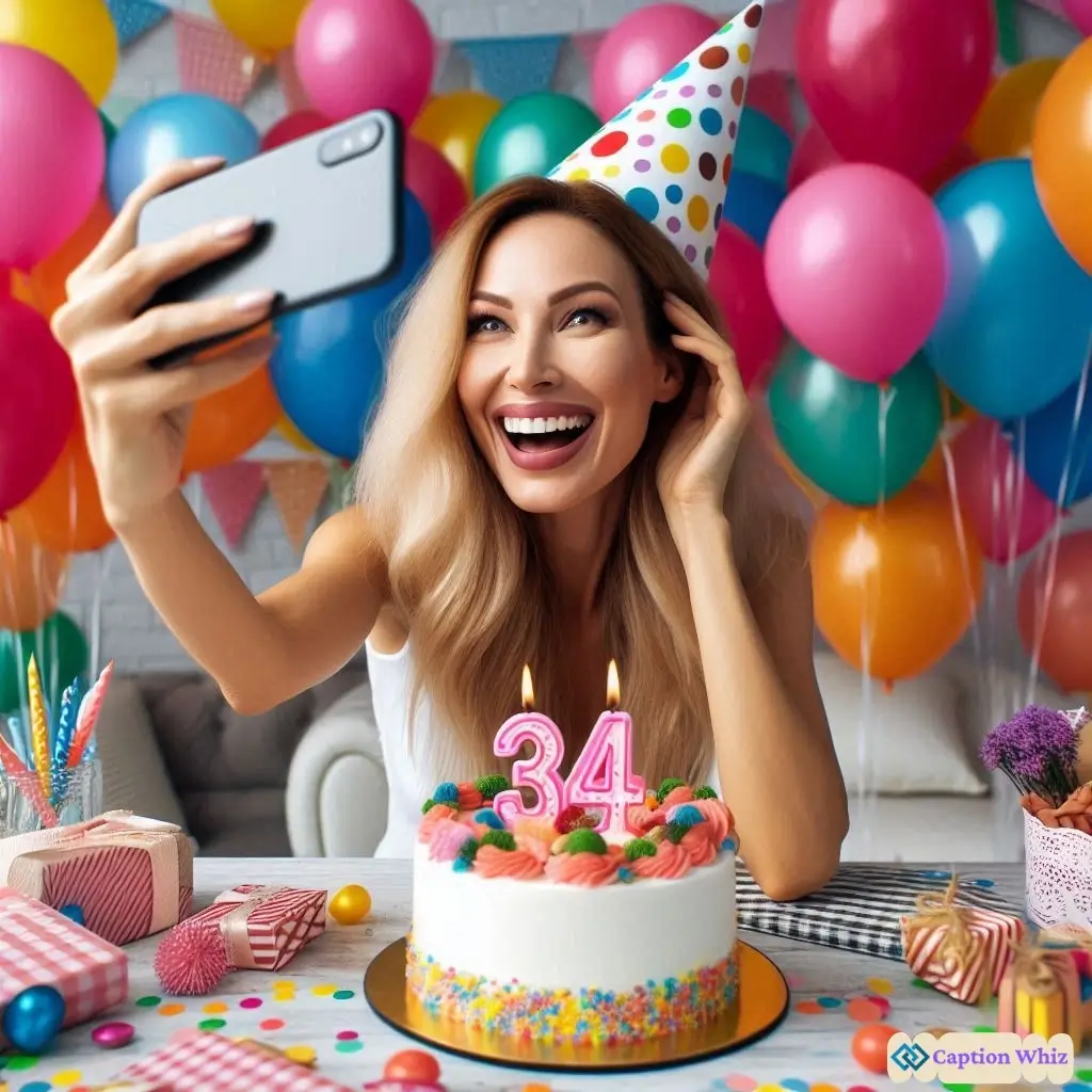 123+ 34th Birthday Captions For Instagram and Quotes To Celebrate Another Year Of Growth