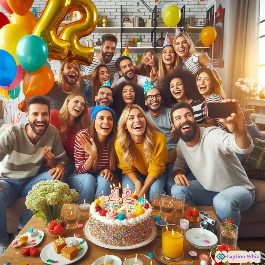Unique 42nd Birthday Captions For Instagram