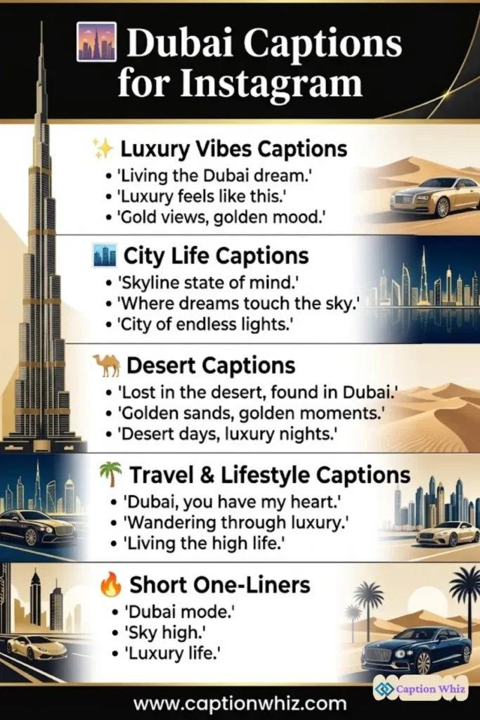 123+ Irresistible Dubai Captions For Instagram and Quotes to Spark Wanderlust