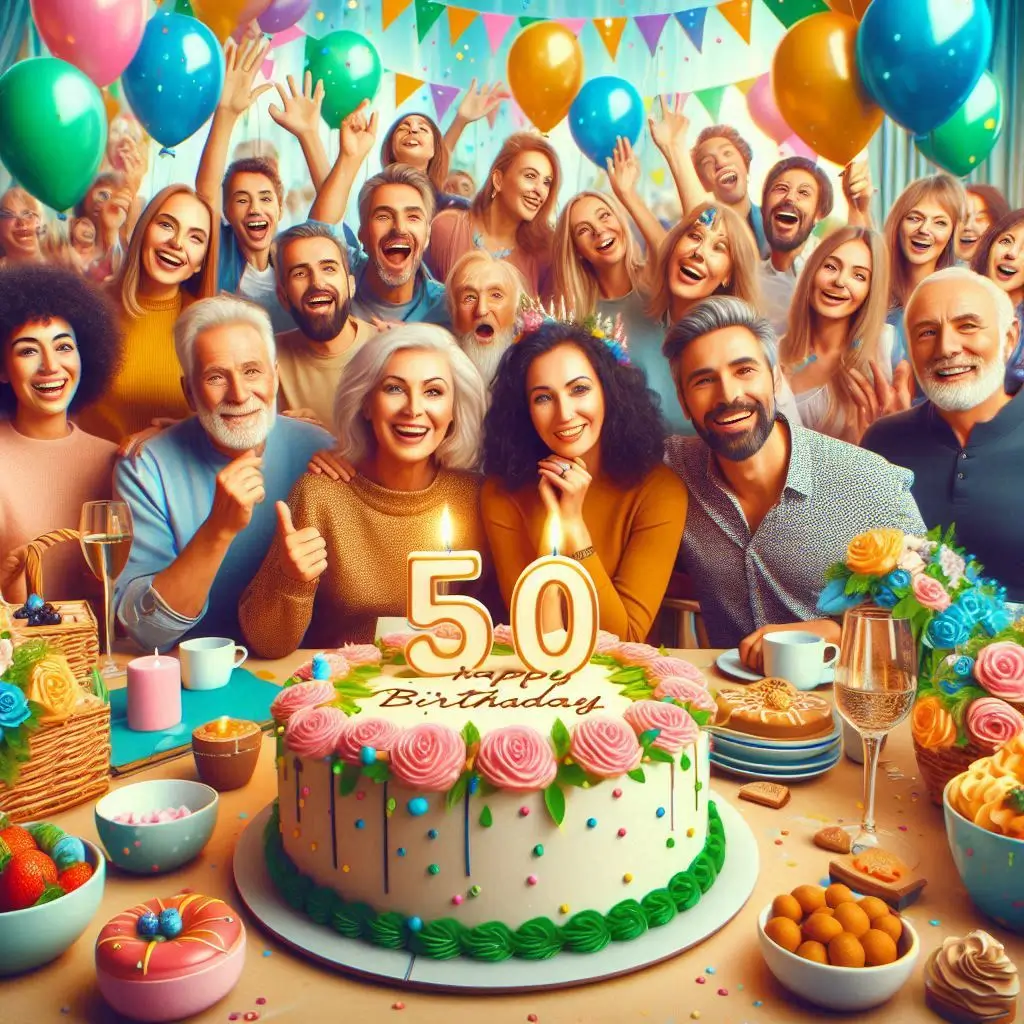 Witty 50th Birthday Captions For A Touch Of Humor