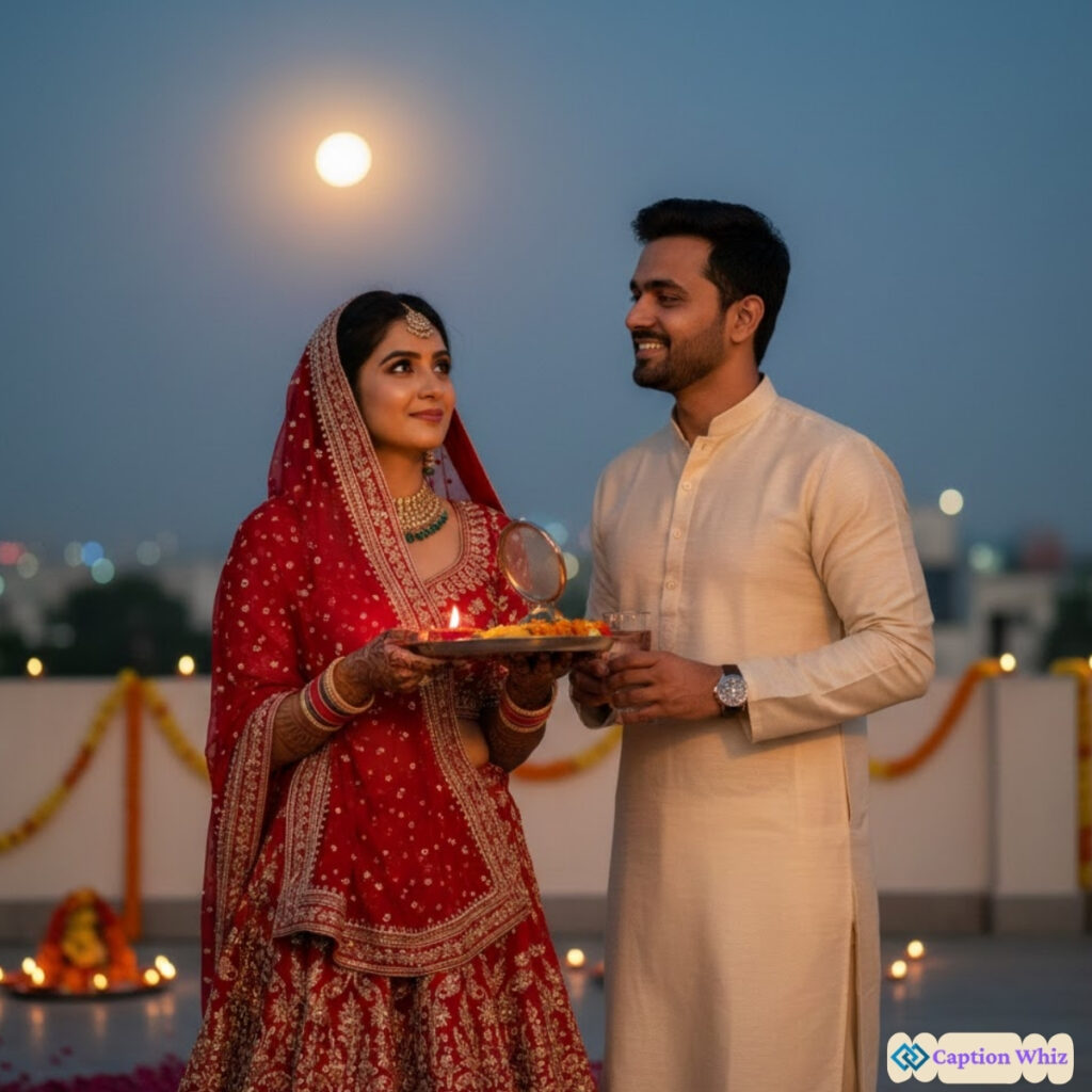 135+ Irresistible Karwa Chauth Captions For Instagram and Quotes to Shine Bright