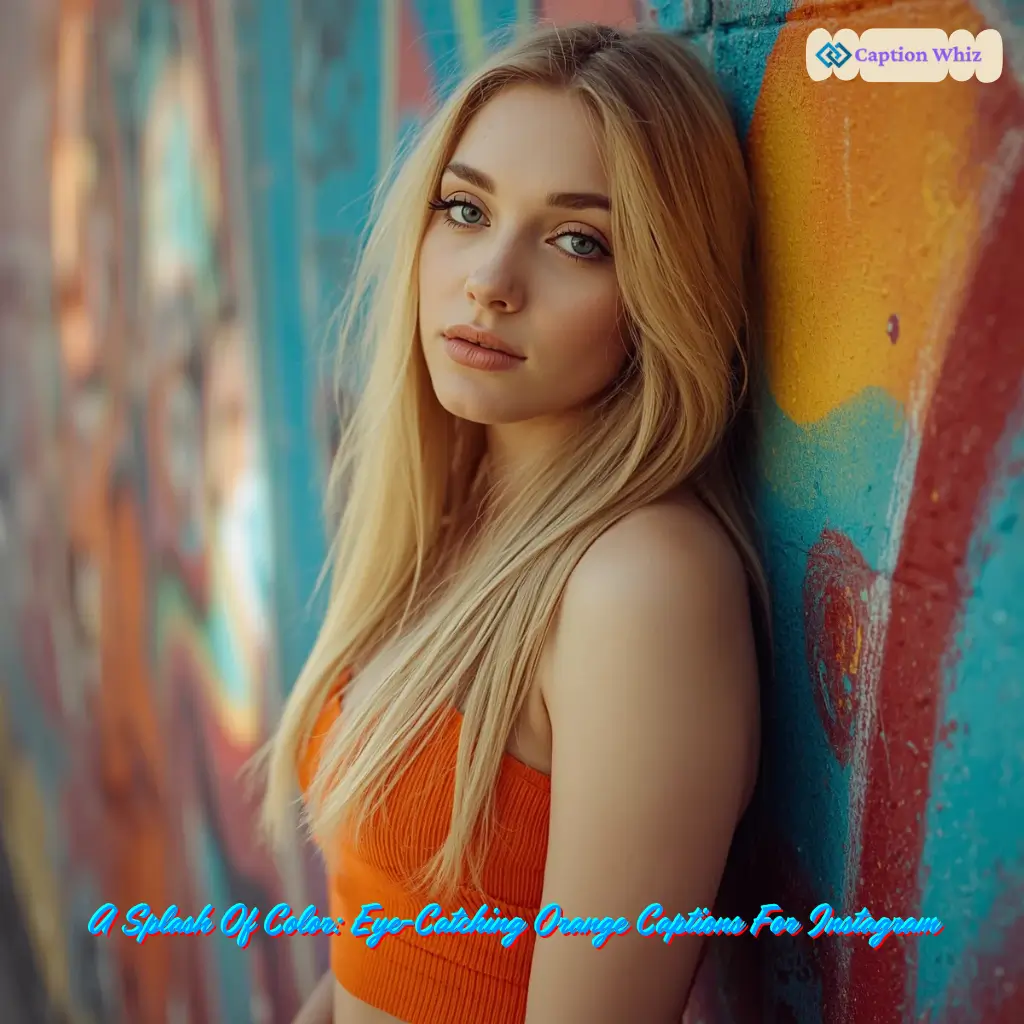 137+ Unforgettable Orange Captions For Instagram and Quotes That Shine Bright
