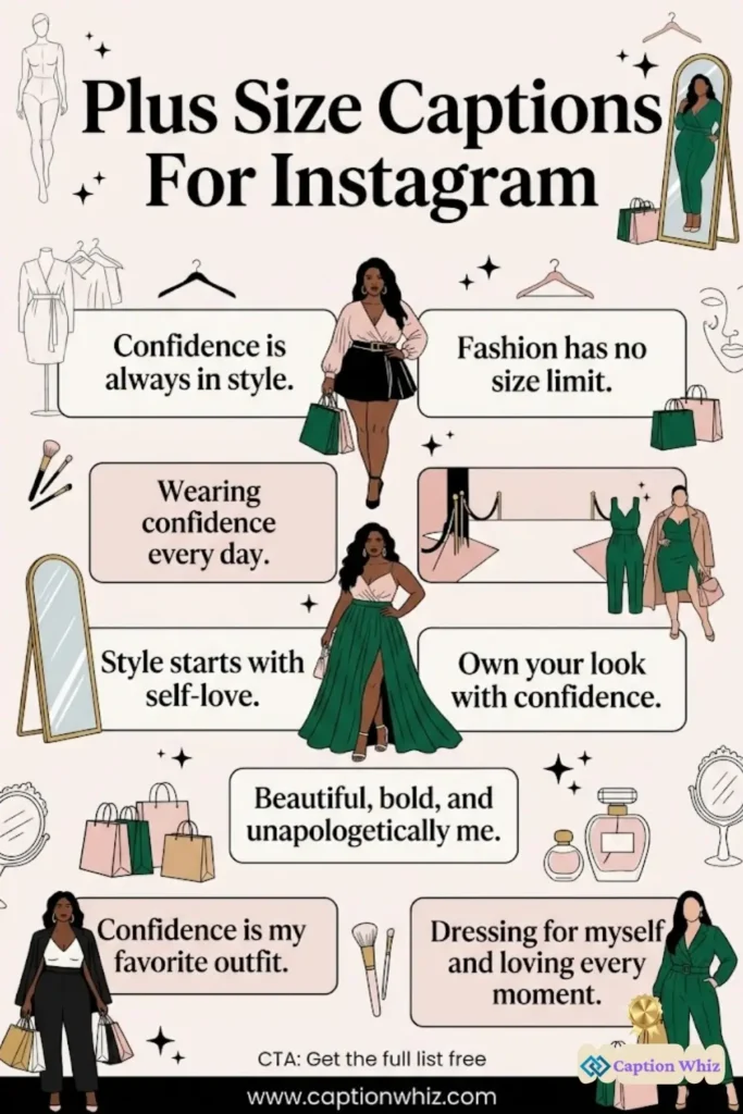 137+ Essential Plus Size Captions For Instagram That Inspire Confidence and Joy Quotes in 2026