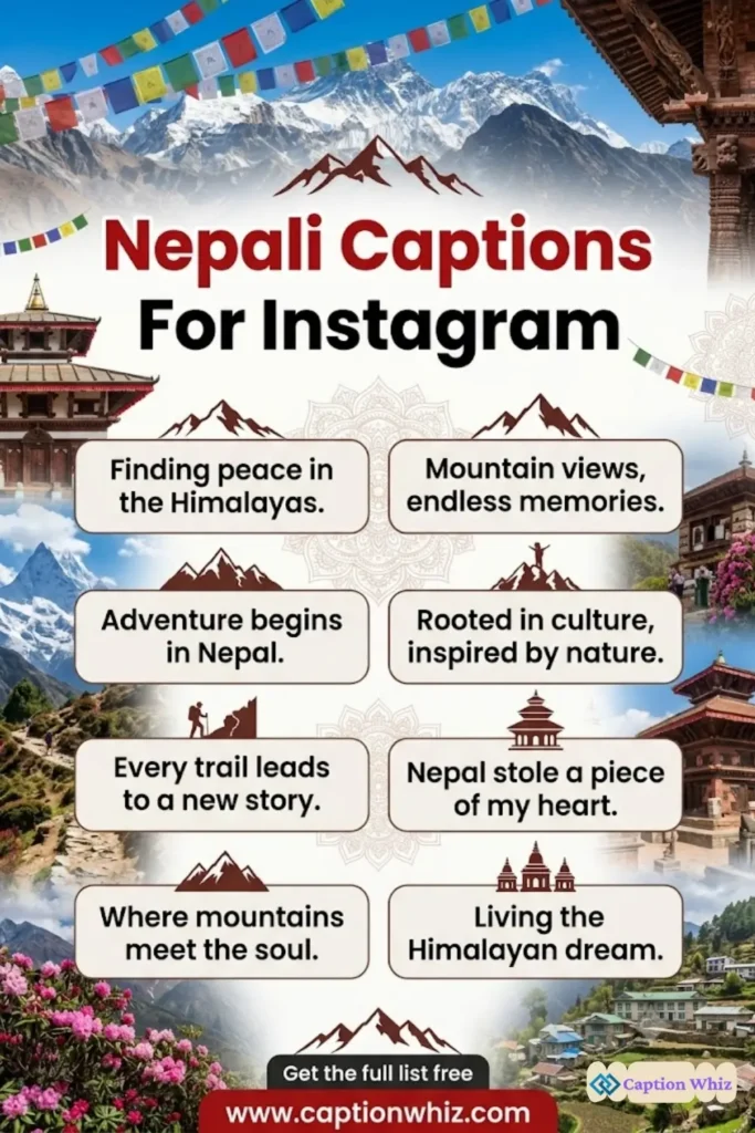 147+ Essential Nepali Captions For Instagram and Quotes That Ignite Your Feed in 2026
