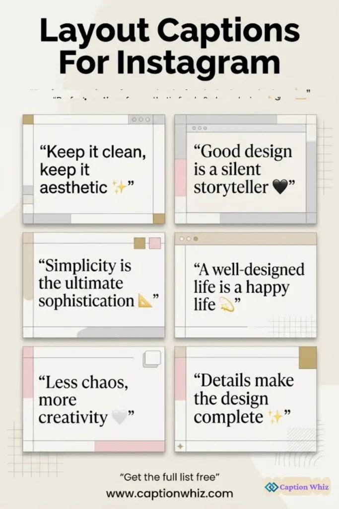 139+ Essential Layout Captions For Instagram and Quotes That Boost Engagement Now