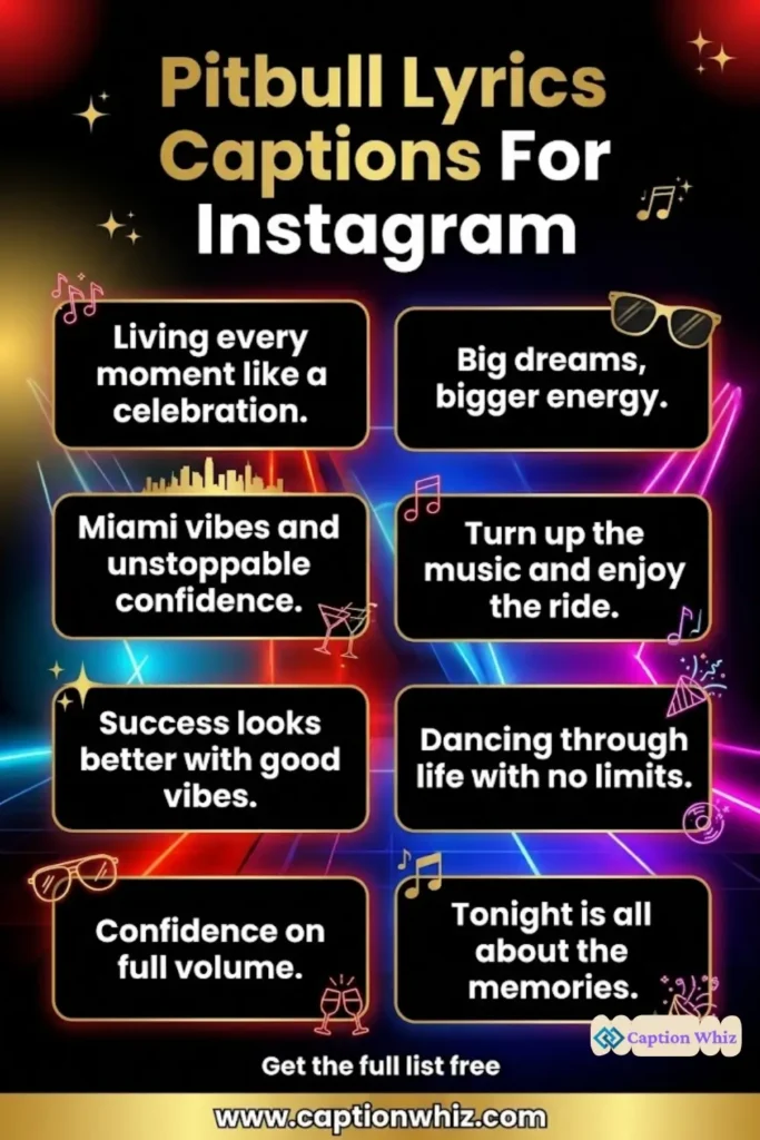 153+ Unforgettable Pitbull Lyrics Captions For Instagram That Spark Joy and Fun Quotes