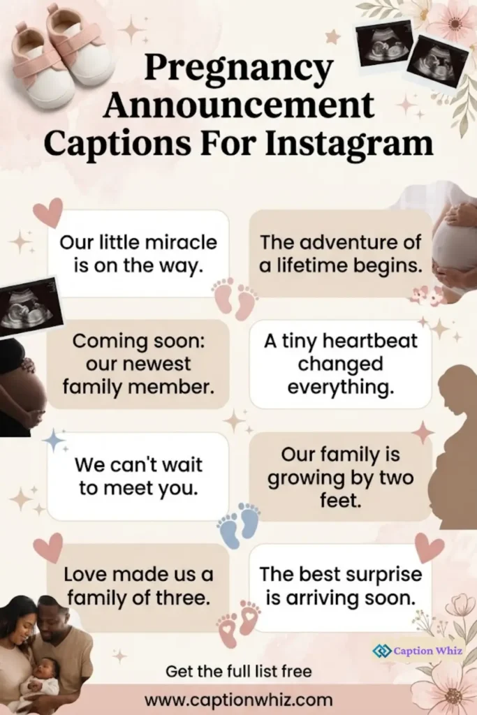 153+ Irresistible Pregnancy Announcement Captions For Instagram and Quotes You Need