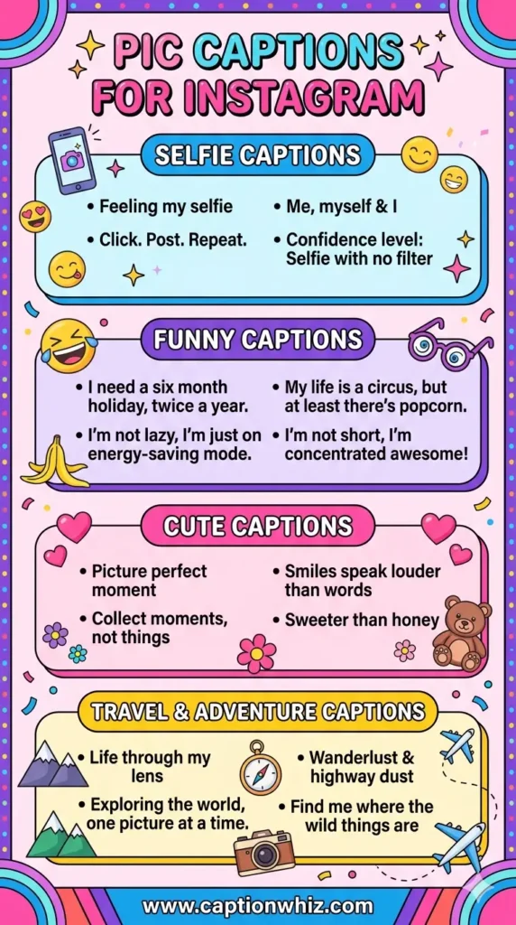 153+ Must-Have Pic Captions For Instagram That Spark Curiosity and Engagement Quotes