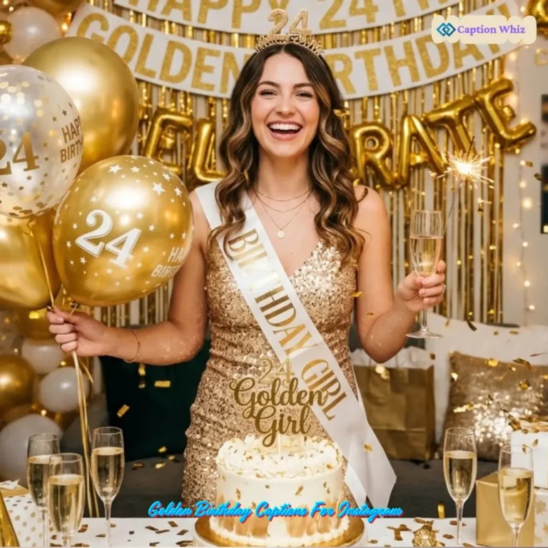 Golden Birthday Captions For Instagram